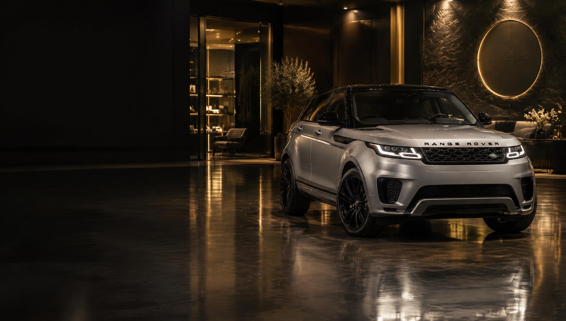 Range Rover em exposição no showroom JVM Automóveis